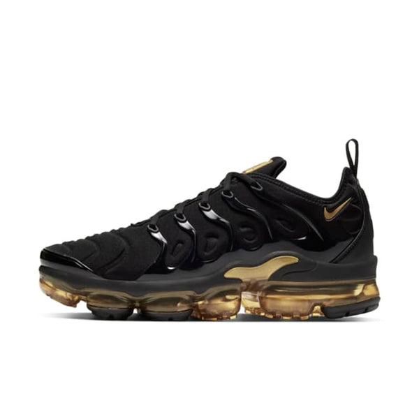 Nike Air VaporMax Plus
"Black & Metallic Gold"